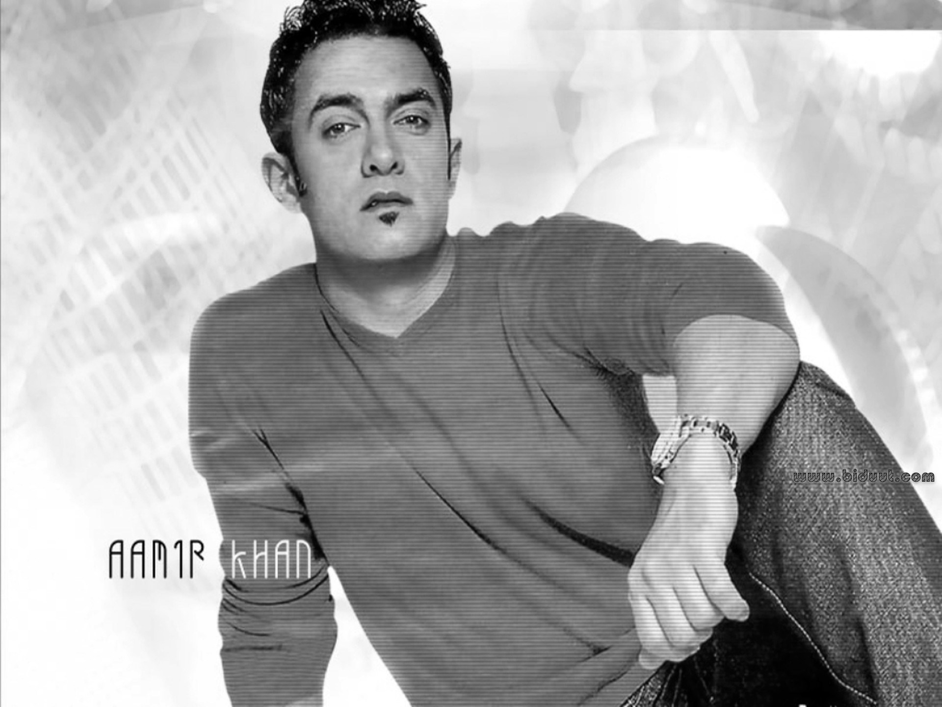 Aamir Khan Black Wallpaper HD 15